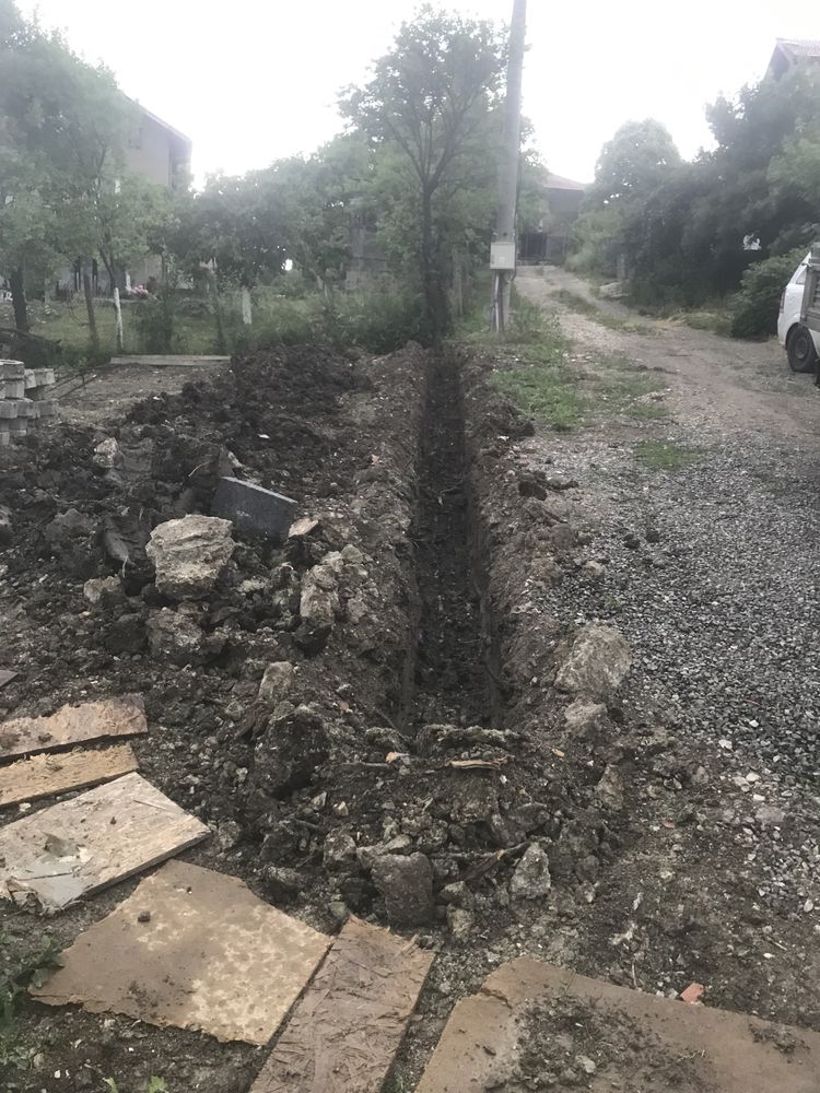 Услуги с Мини Багер и Самосвал!