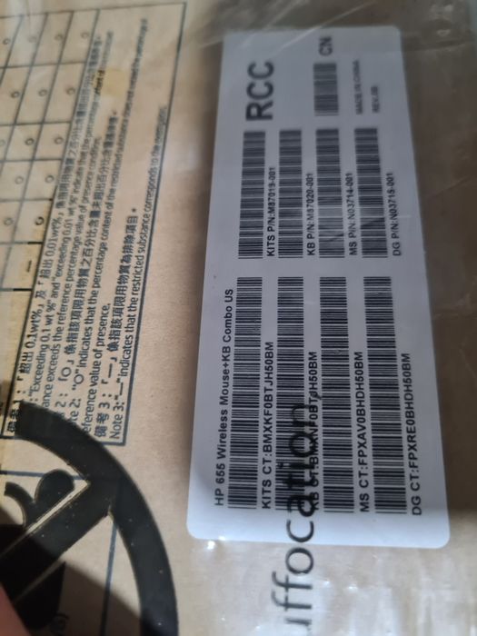 Tastarura cu mouse HP wireless noi, generatie 2025, in tipla
