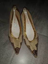 Pantofi Vintage Piele