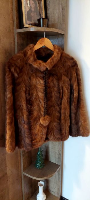 Haina de blana naturala (vizon)
