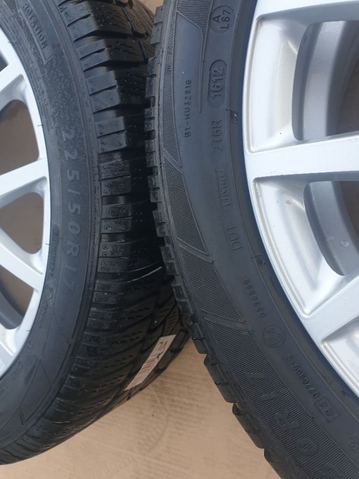 Jante Roti Audi Anvelope Iarna  225 50 R17 Dunlop