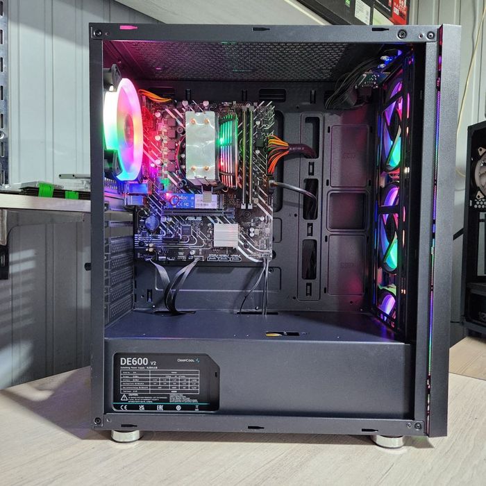 H610 16gb ozu case xtech rgb 12100f cooler bashnya rgb nvme 128gb 
К
