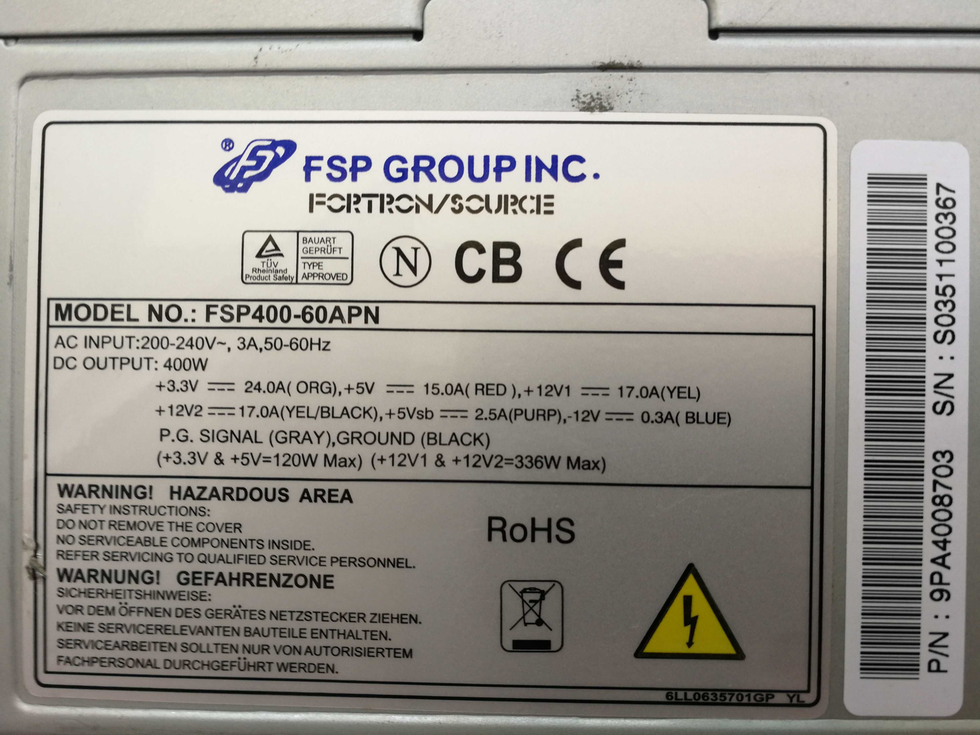 FSP Fortron 400W