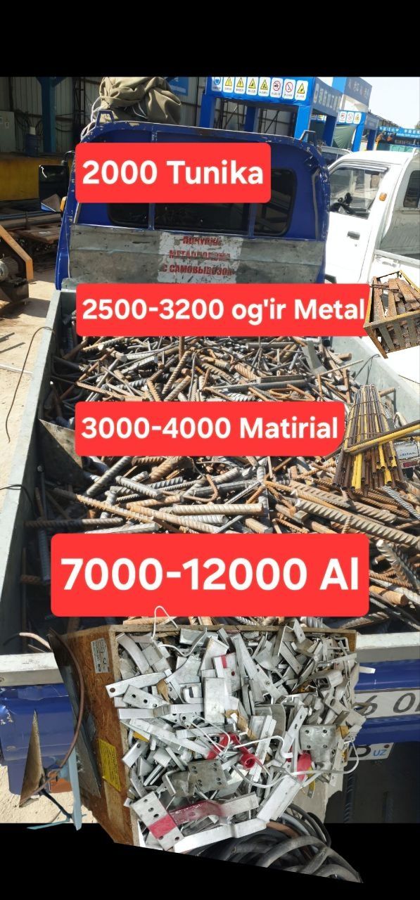 Metallom olamiz. Har xil Metal Metallolom qabul qilamiz uzimiz olib ke