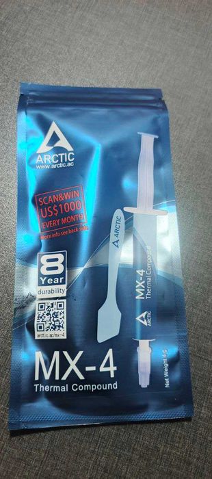 ARCTIC MX 4 Теплопроводность: 8,5 Вт/(мК)