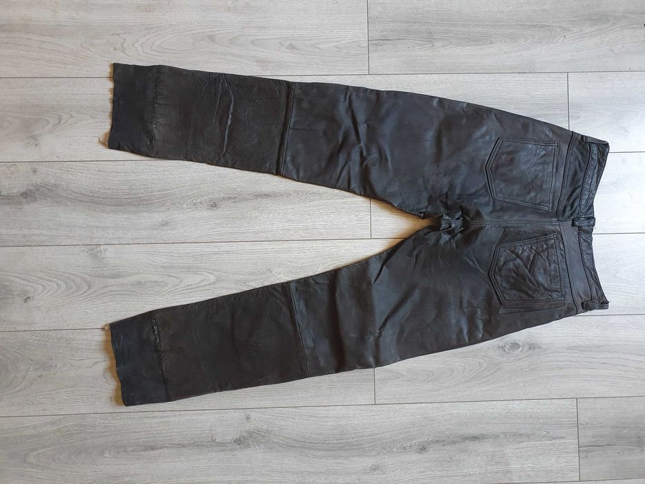 Pantaloni de piele JOHN DEVIN - Marimea 36 (Talie 89 cm)