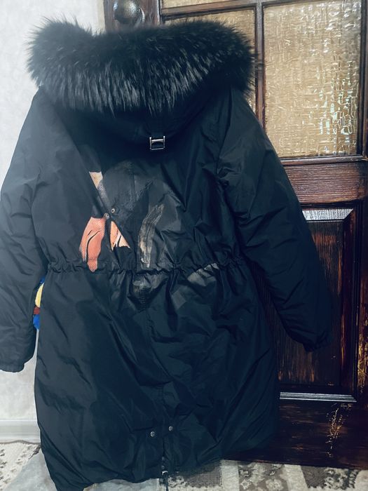 Продам куртка парка черная
