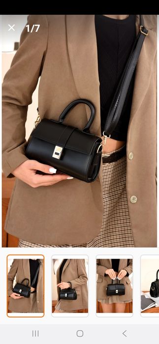 Geantă damă elegantă – neagră, stil clasic