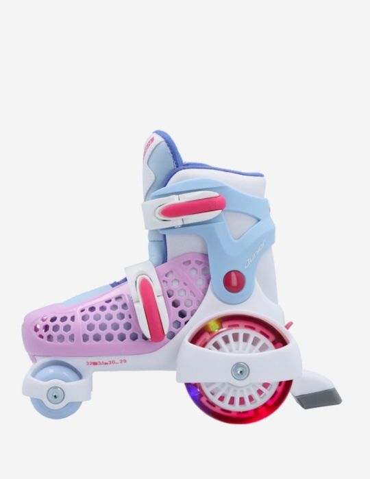 Роликовые коньки для девочек розовый 29-32