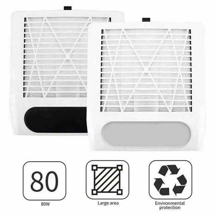 ПРОМОЦИЯ! Професионален прахоуловител за маникюр с ФИЛТЪР, 80W