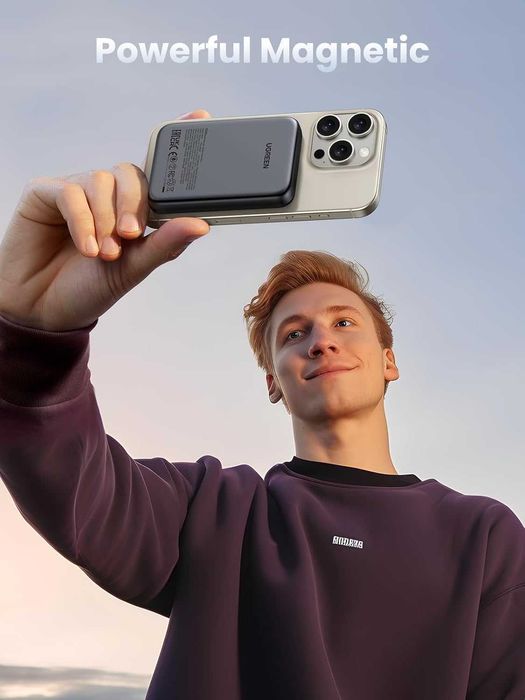 Магнитна батерия UGREEN 10000mAh за iPhone (MagSafe)