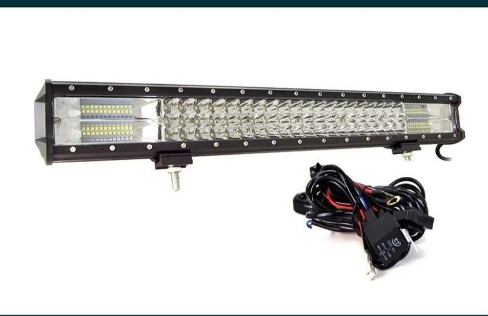 Led bar 23" 59cm 324W 3 randuri de led 7D, SUV, Atv, Jeep