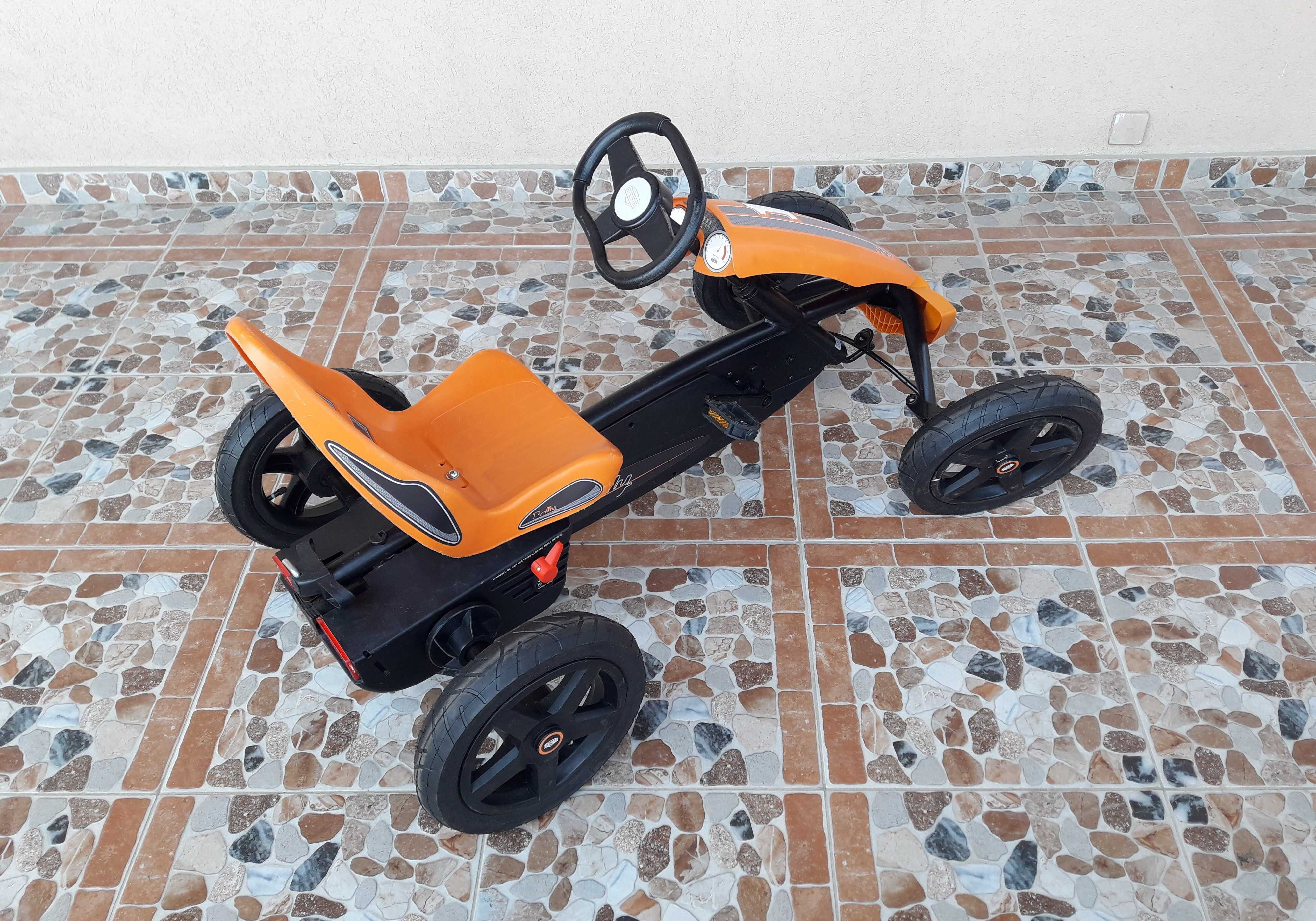 Cart (kart) cu pedale pentru copii BERG Rally - orange