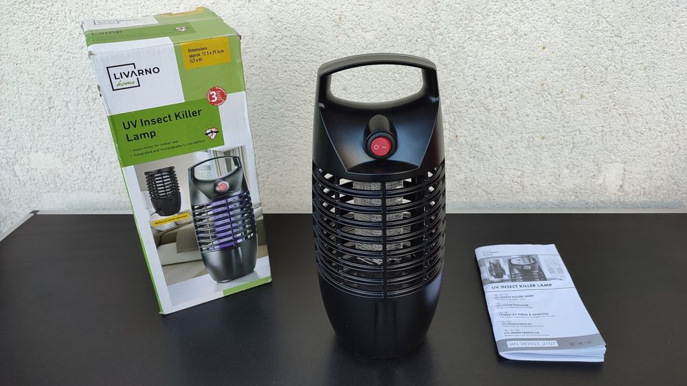 Capcana pentru insecte tantari UV LIVARNO interior rulota cort camping