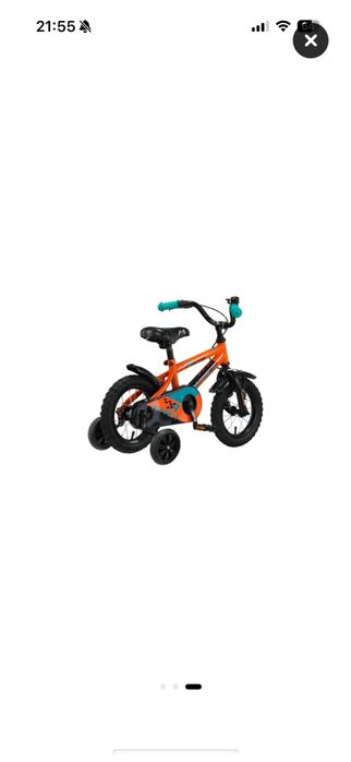 Bicicleta pentru copii, X Fact, Racing 12, Portocaliu
