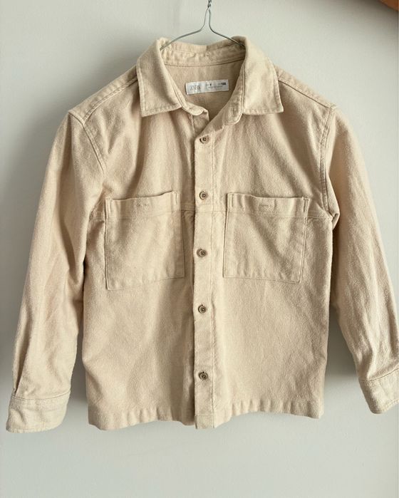 Camasa ZARA 122cm 7 ani bej