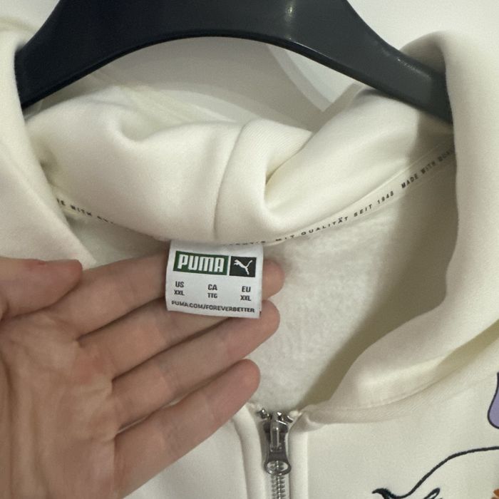 Hanorac alb Puma, marimea XXL (50-54)