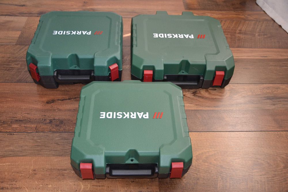 Нови куфари за винтоверти Parkside за 12V и за 20V