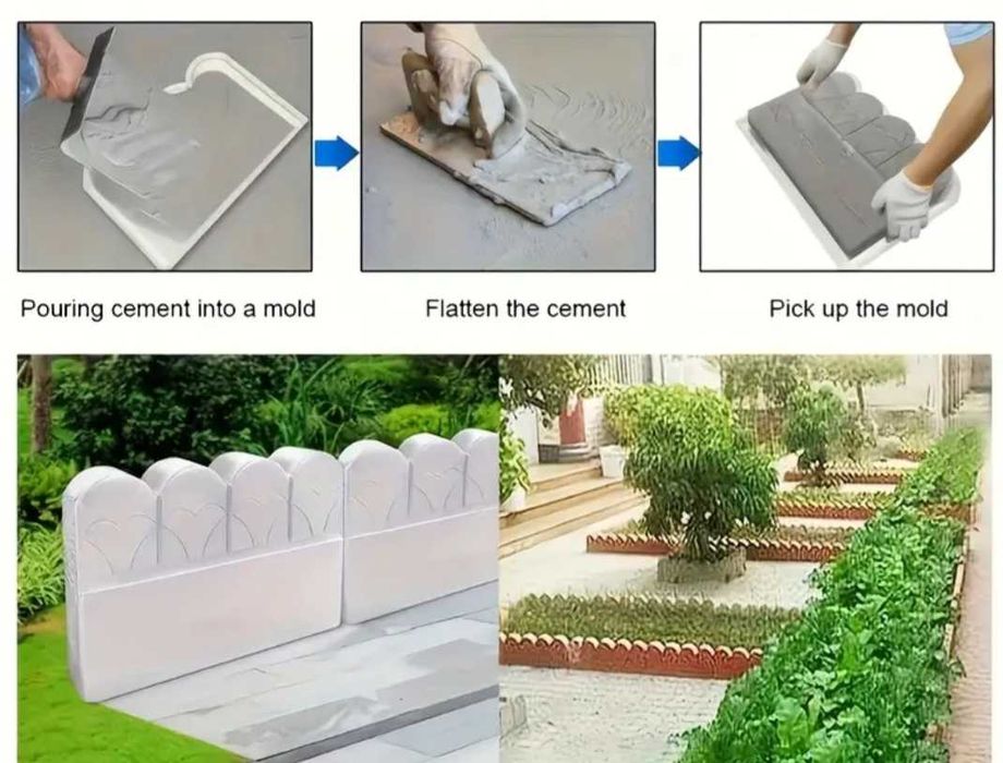 Форма за изливане на циментови плочки