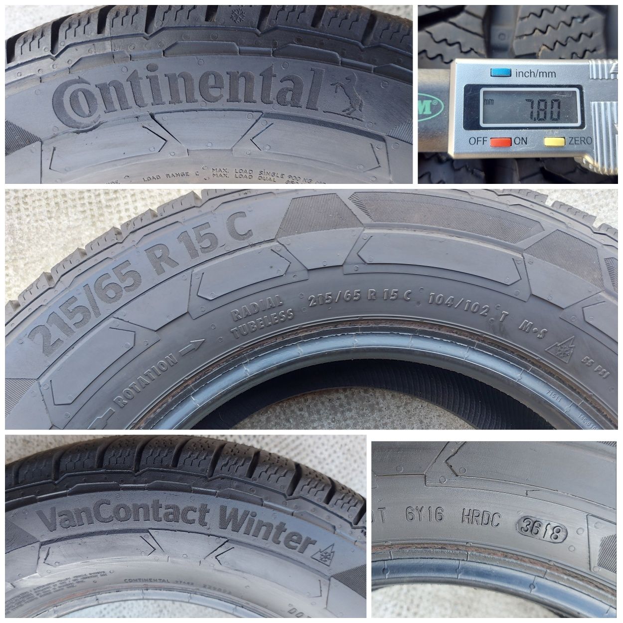 O bucată 215/205 70/65 R15C M+S iarnă - una Lassa Continental Vredeste