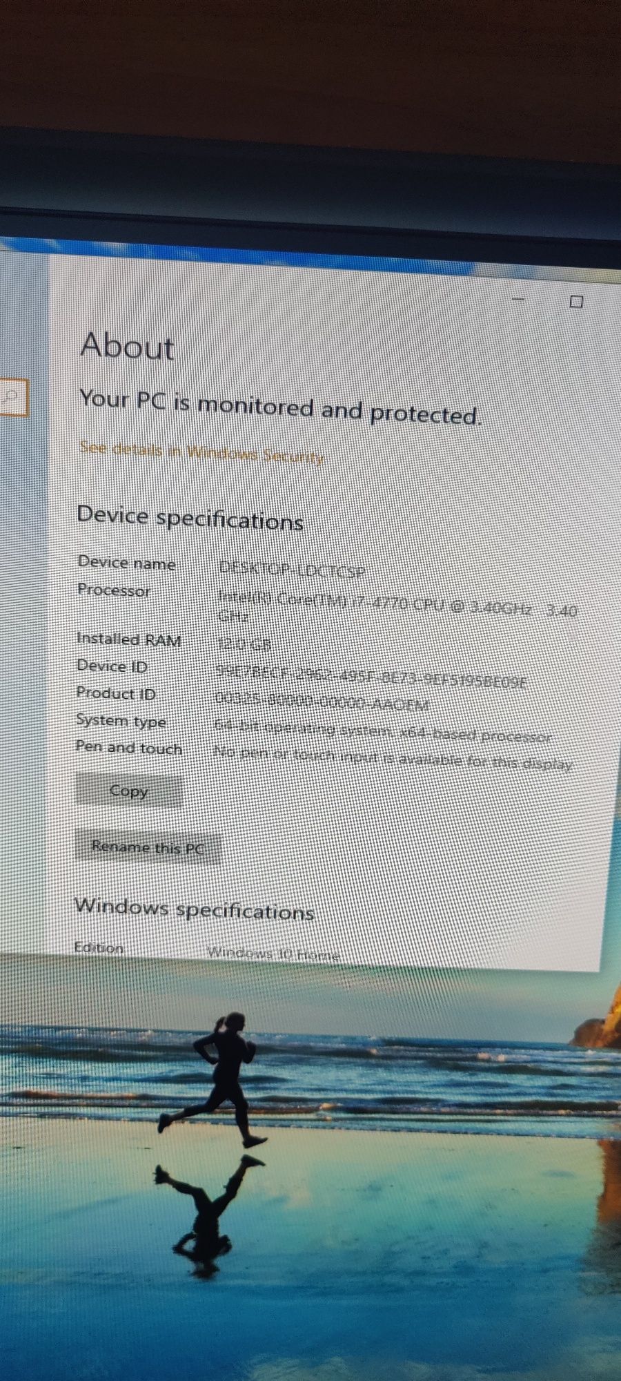 Vand Computer Acer i7 4770 12Gb