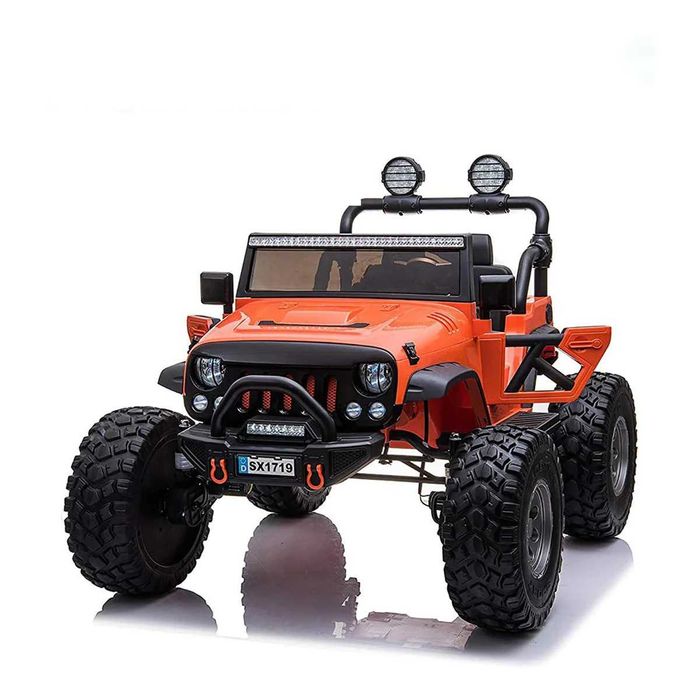 Акумулаторен Двуместен джип JEEP 4X4 12v14Ah батерия,MP4 плейър