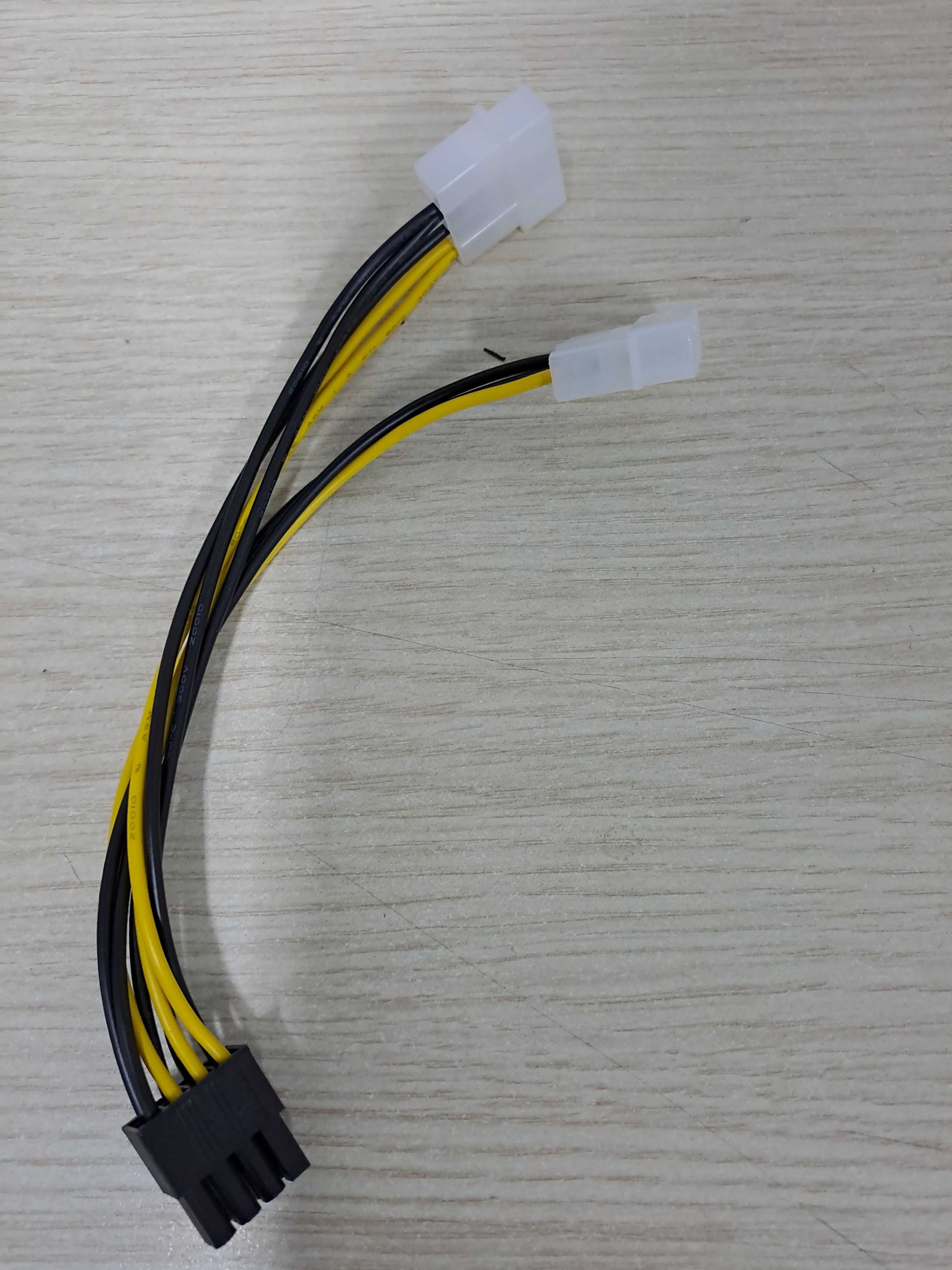 Adaptor alimentare Placa video 2x Molex la PCI-E 6+2 pini