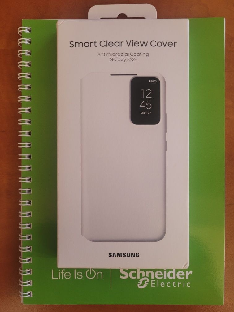 Husa Smart Clear View Samsung Galaxy S22+ Plus White