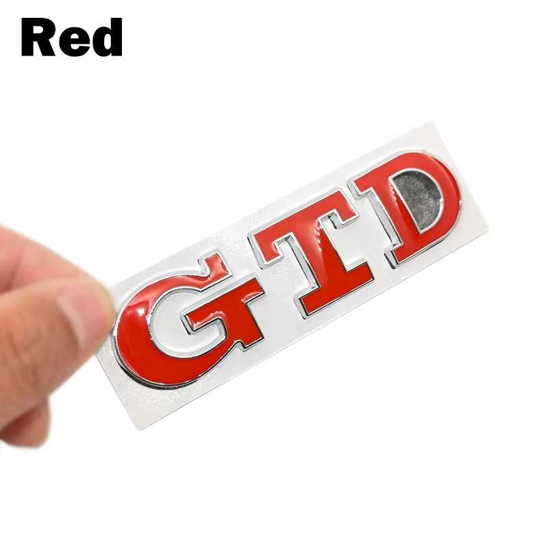 Надпис/Емблема GTD три цвята заден капак