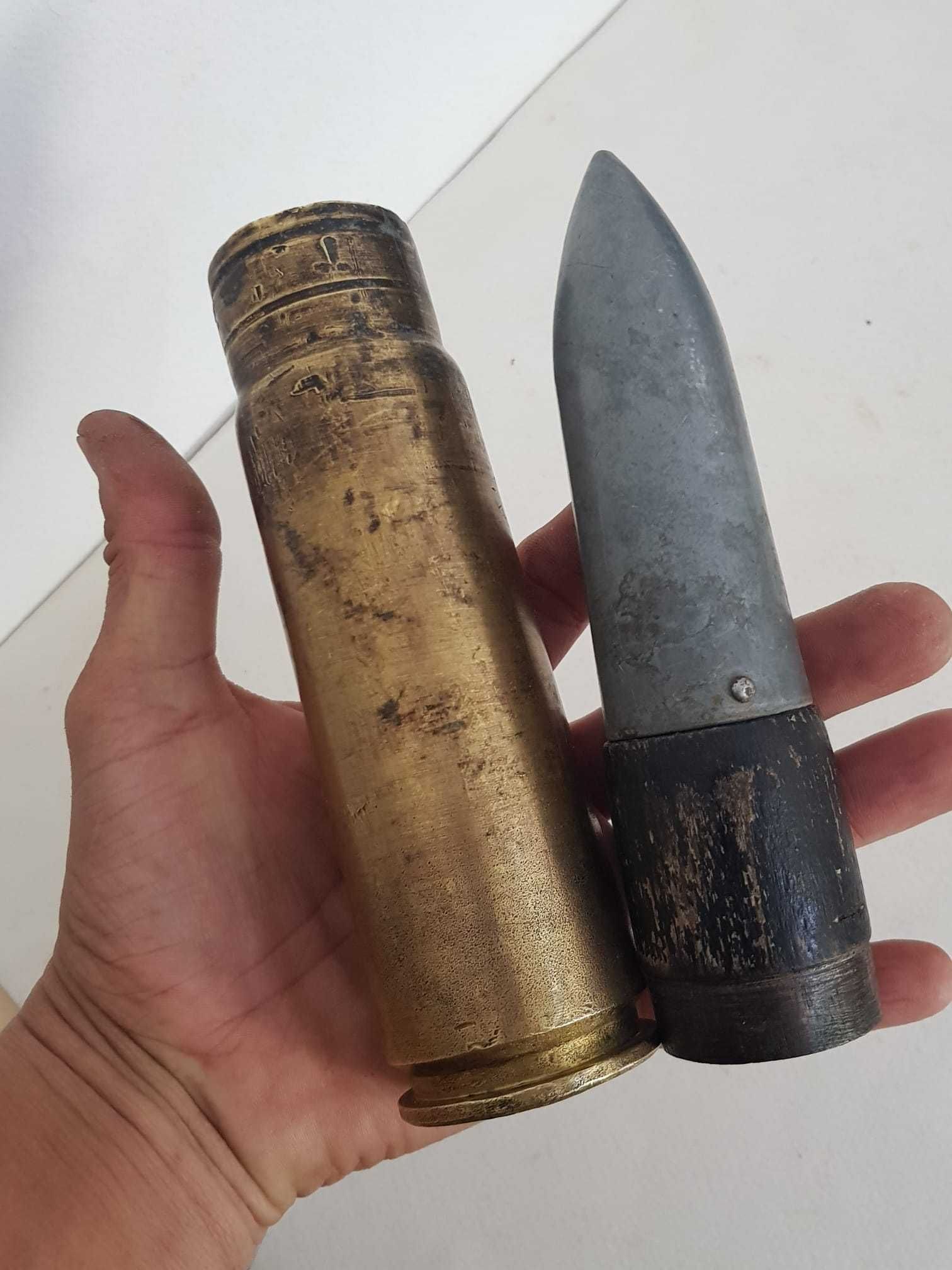 Proiectil vintage, de artilerie antiaeriana, german WWII