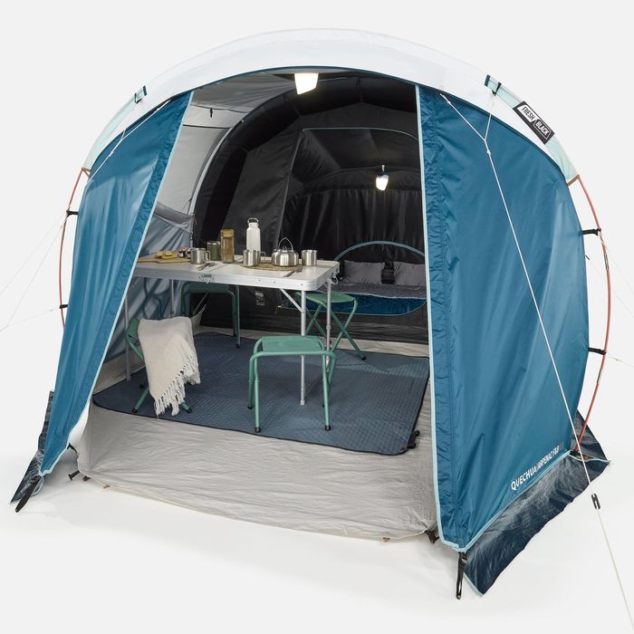 Cort cu bețe Camping Arpenaz Fresh&Black - produs resigilat Decathlon