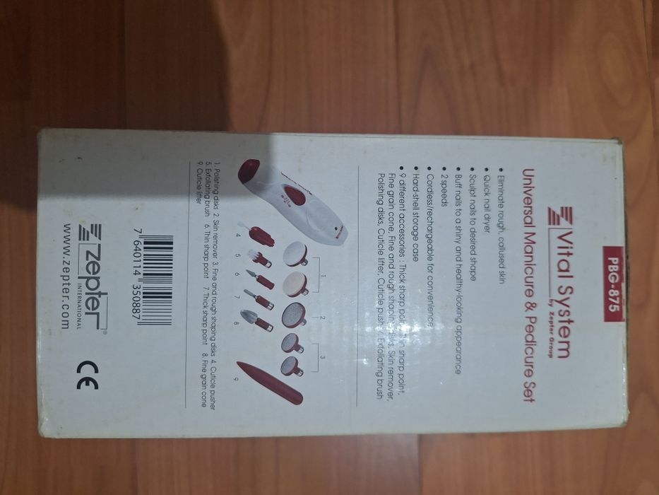 Trusa electrică zepter de manichiura-pedichiura