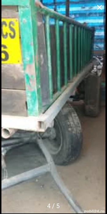 Vând căruț tip remorcă , cu punte tip ATV și priză la tractor!