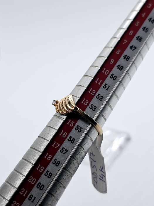 Vand inel dama din aur 14 k 1.52 g cod 517