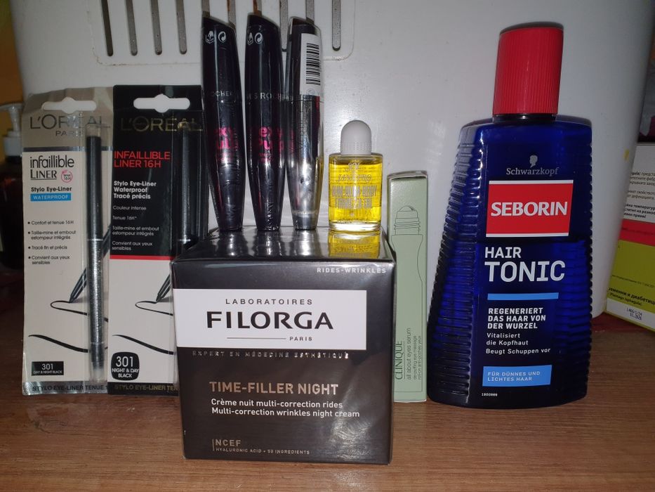 L'oreal,Sol de janeiro,Nonco,Filorga,Clinique,Yves Rocher малко използ