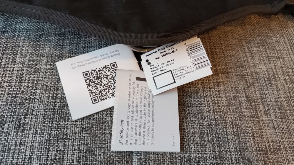 Julius K9 IDC® Powerharness - Size 1 (23-30kg)