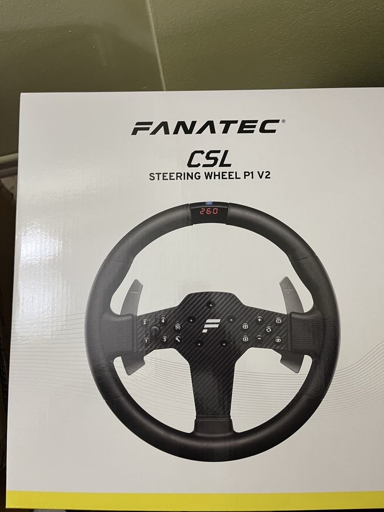 Чисто Нови! Fanatec CSL DD 8nm + CSL педали + CSL волан !
