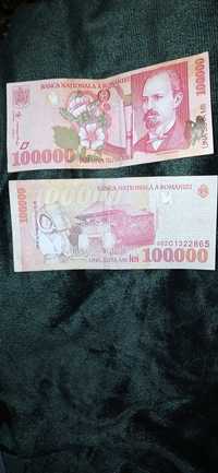 Vând bancnote 100.000lei 150 lei