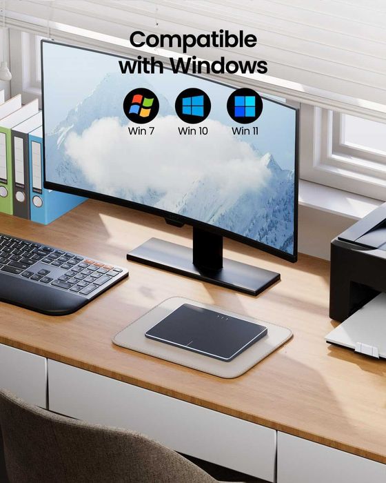 Bluetooth тракпад ProtoArc T1 Plus (за 3 устройства, Windows)