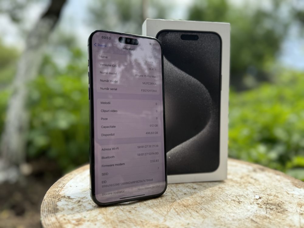 iPhone 15 Pro Max 512 GB * Grand * Garantie 1 AN