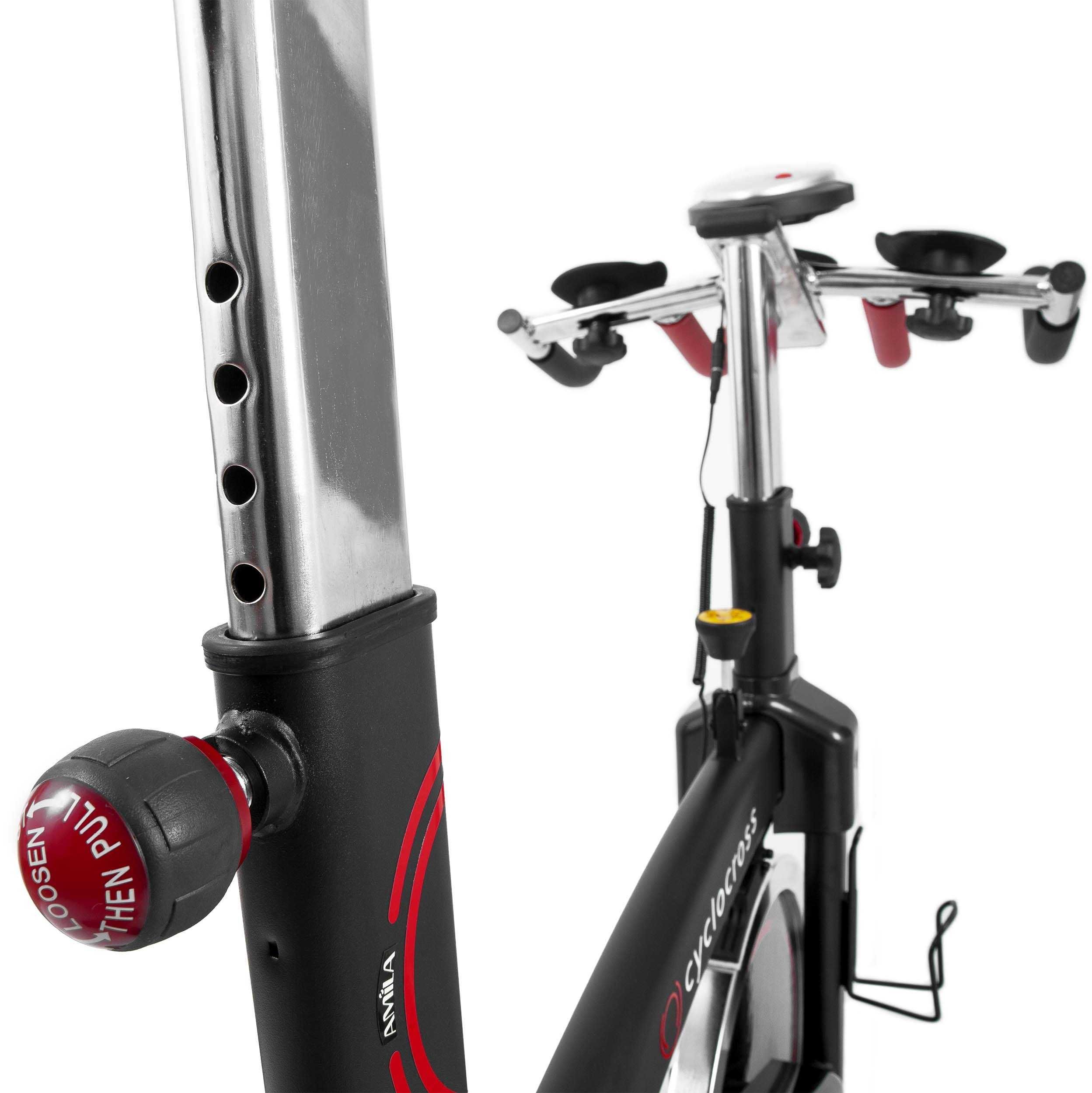 Велоергометър Spin Bike Amila Cyclocross Exercise Bike, Спининг Байк