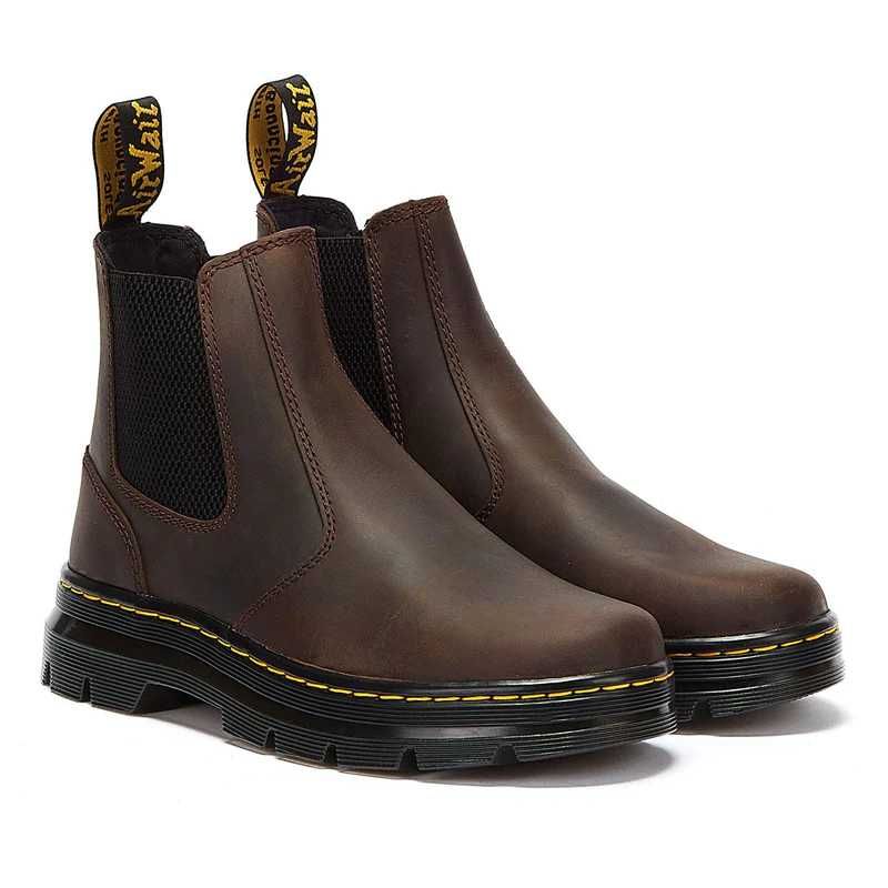 НОВИ Dr. Martens Embury Crazy Horse ОРИГИНАЛНИ дамски боти 39/25см