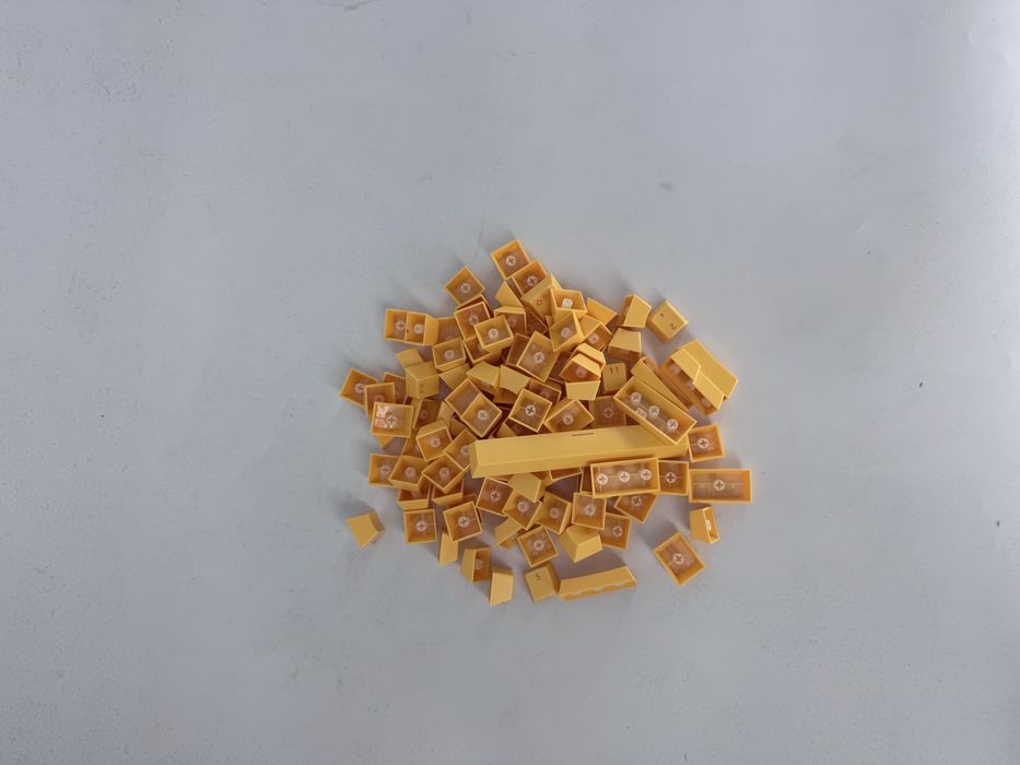 Keycaps galben Pbt