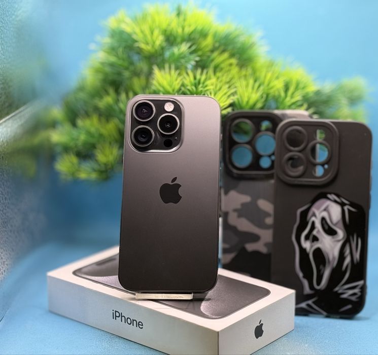 Apple iPhone 15 Pro, 128GB, 5G, Black Titanium