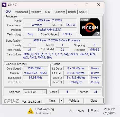 Ryzen 7 5700x, MPG B550 GAMING PLUS дънна платка, FURY Beast 32GB RAM