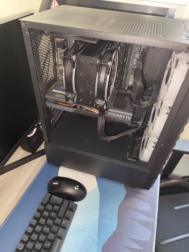 PC Gaming i5-12400F, RTX 3060, 32GB RAM, SSD 1TB + Monitor 144Hz G-Syn
