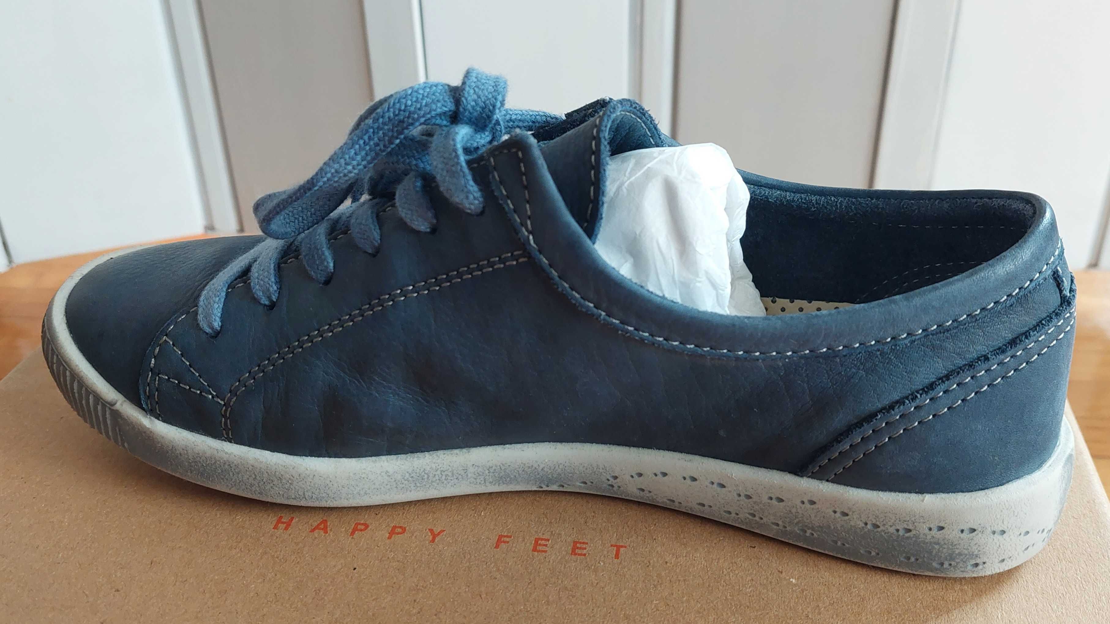 Нови обувки Softinos Isla washed leather navy No 35