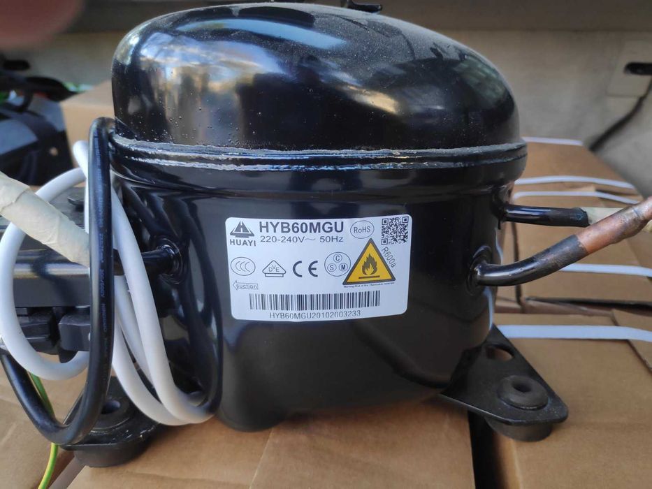 Нови компресори HYB60MGU/2,5MF/ZHB38- r600 за хладилник 100-200 литра.