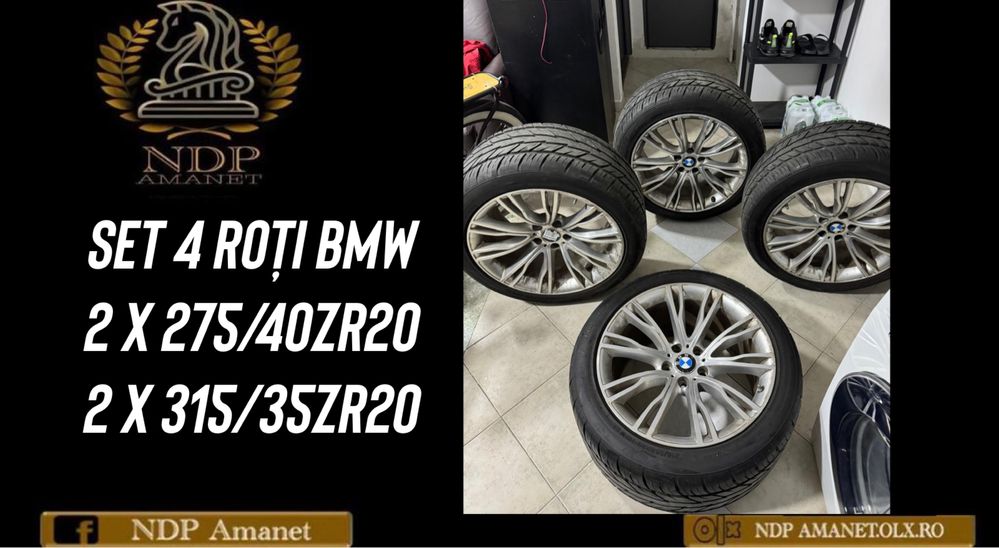 NDP Amanet NON-STOP Calea Vitan Nr.121 Set 4 roti R20 BMW M+S