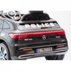 Лицензирана Акумулаторна Кола Mercedes Benz EQC400 Police, 70W, 12V7AH